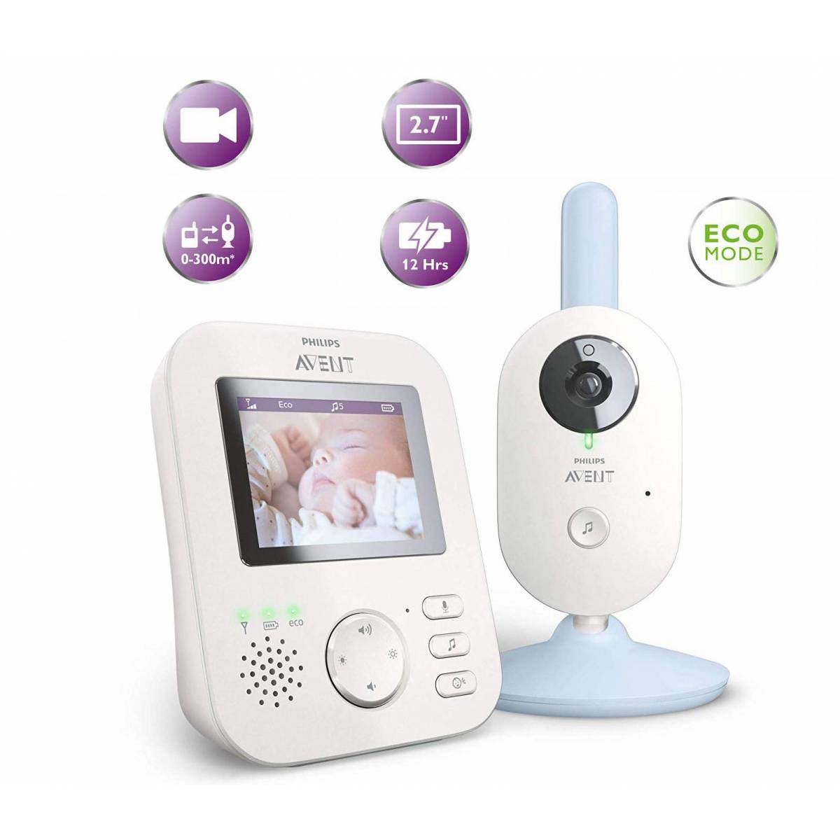 Philips Avent - Ecoute bébé Vidéo SCD835/26