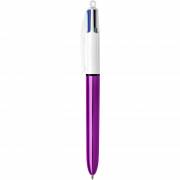 Stylo BIC 4 Couleur Shine Violet