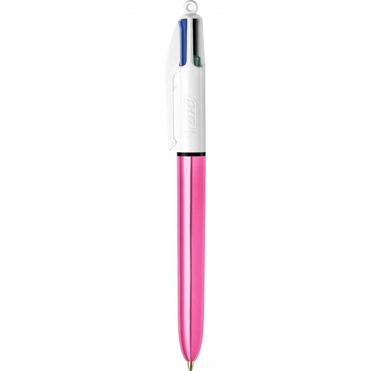 Stylo BIC 4 Couleurs Shine Rose