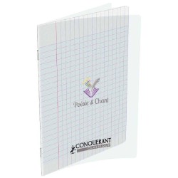 Cahier Conquerant Classique Poésie et Chant 24 x 32 cm 48p