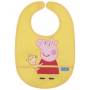 Bavoir en Toile Cirée Peppa Pig - Jaune