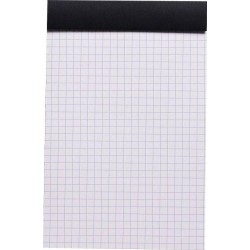 Bloc Rhodia N°14 Black Petits Carreaux - 80 Feuillets