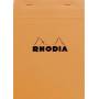 Block Rhodia N ° 16 Piastrelle Arancioni Piccole - 80 Volantini
