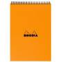 Rhodia 18500-O - Bloc notes, 80 fogli, formato A4, colore: Arancio