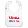 Bavoir "Adorable comme tata" Blanc BB&Co