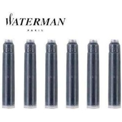 6 Cartouches d'encre Waterman pour stylo à plume Standard