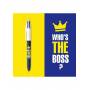 BIC - Stylo 4 Couleurs Message - Who's The Boss ?