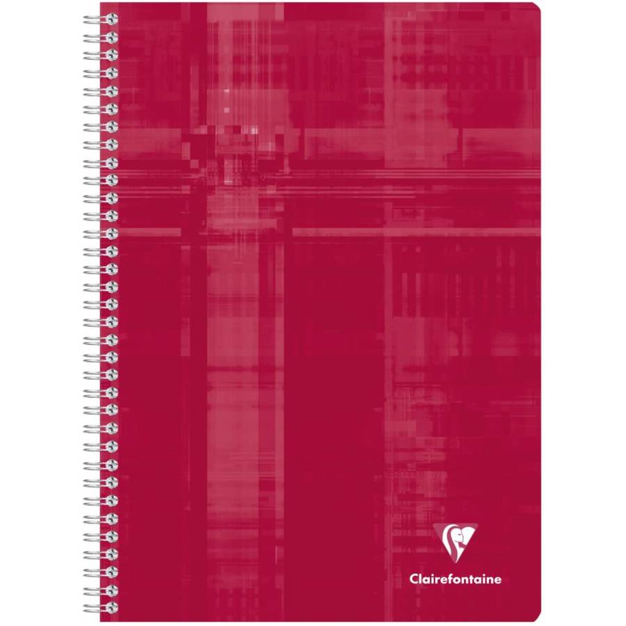 Cahier Clairefontaine A4 Spirale 148 pages Grands Carreaux