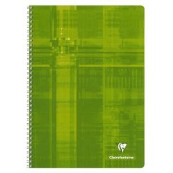 Cahier Clairefontaine Spirales 21x29.7 100 pages Grands Carreaux