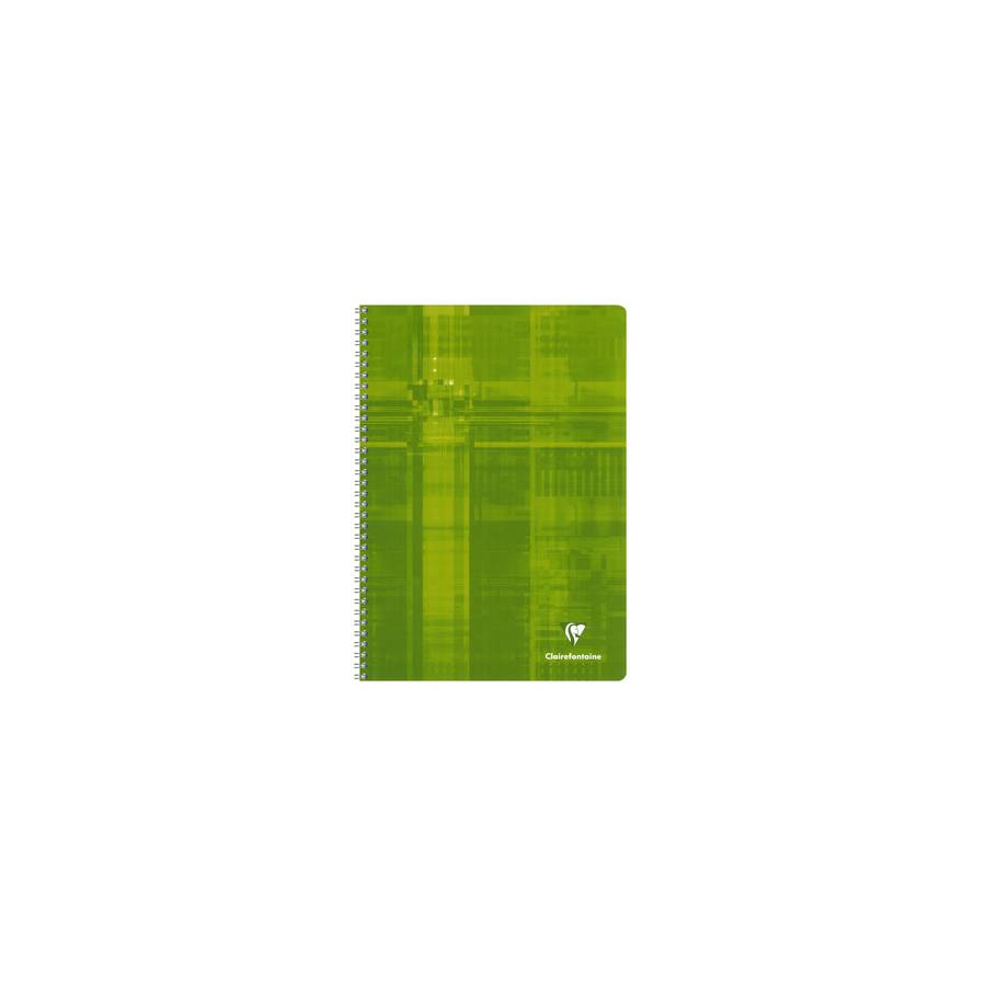 Clairefontaine - Cahier à spirale A4 (21x29,7 cm) - 100 pages - grands  carreaux (Seyes) - disponible dans différentes couleurs Pas Cher