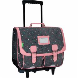 Cartable Tann s roulette Fille 41 cm Lou Gris