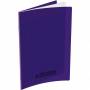 Cahier Conquerant Classique 17x22 cm Violet 96p Séyès Polypro