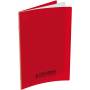 Cahier Conquerant 24x32 cm 140 pages Rouge Grand carreaux Polypro