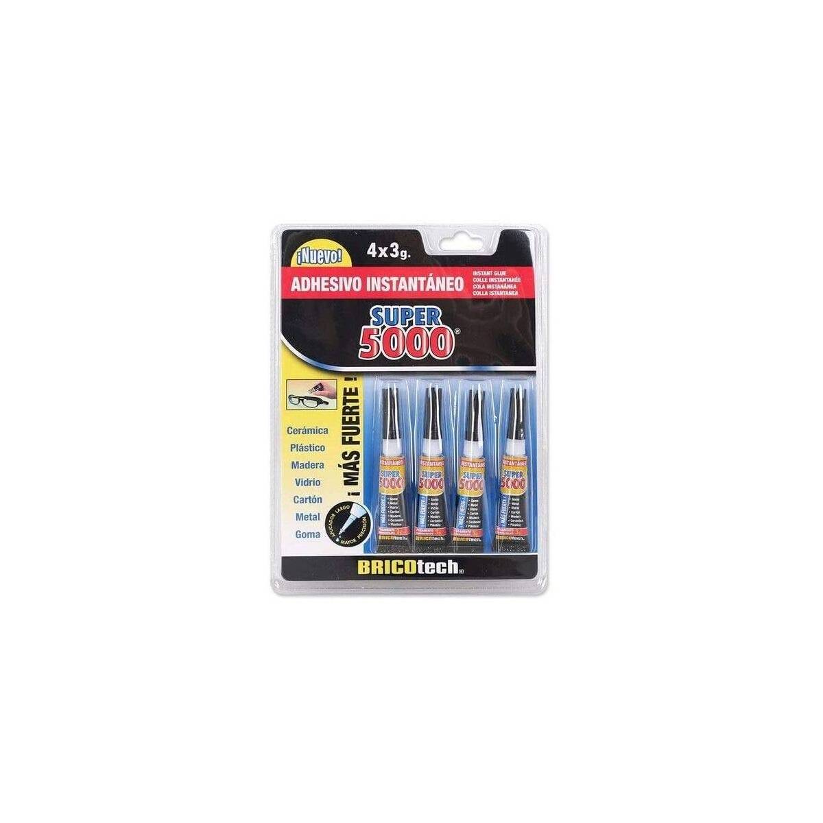 Lot de 4 Colles Instantanée 3gr Super 500