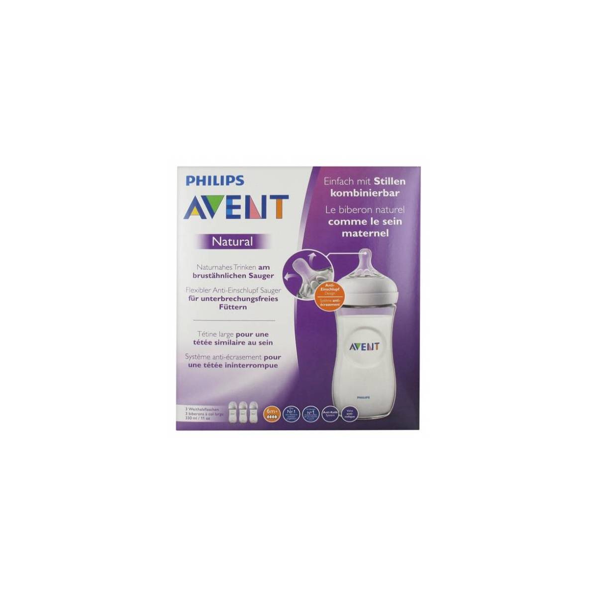 Biberón Avent Anti-colic 330 ml