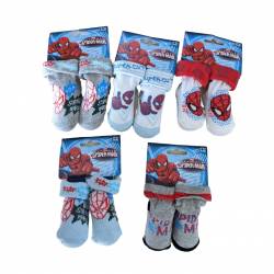 24 paar Spiderman sokken 0 tot 6 maanden en 6 tot 12 maanden
