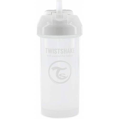 Tasse Paille Straw Twistshake Blanc 360 ml