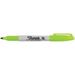 Sharpie Permanent Marker Fein Zitrone Grün