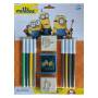 Kit de Tampons Les Minions 8 Feutres de couleurs