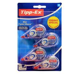 Tipp-Ex Mini Pocket Mouse Rubans Correcteurs - 6 mx 5 mm, Blister de 2+1