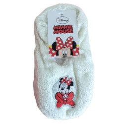 Baby Slippers Minnie Mouse Non-slip White / Fushia