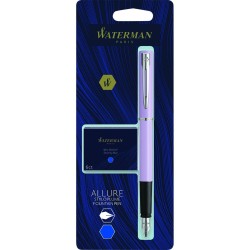 Stylos plume Waterman Paris + 6 cartouches d'encre bleu