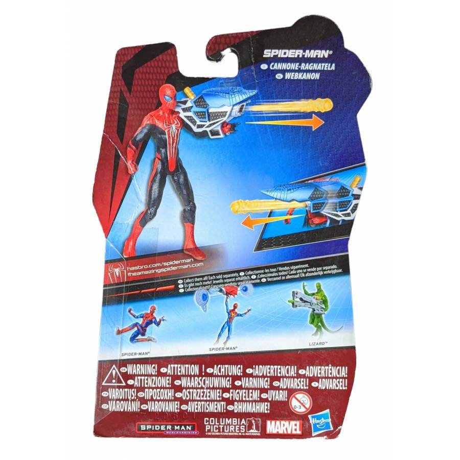 Figurine en carton Spiderman tisse sa toile d'araignée Hauteur 116 cm