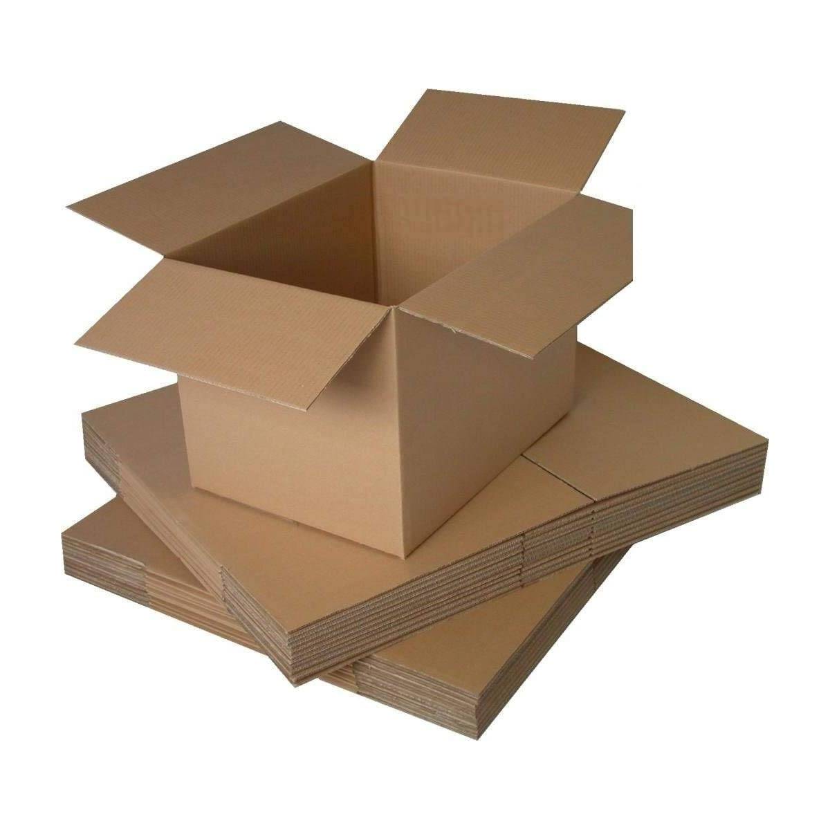 20 Cartons simple cannelure 31 x 22 x 20.5 cm