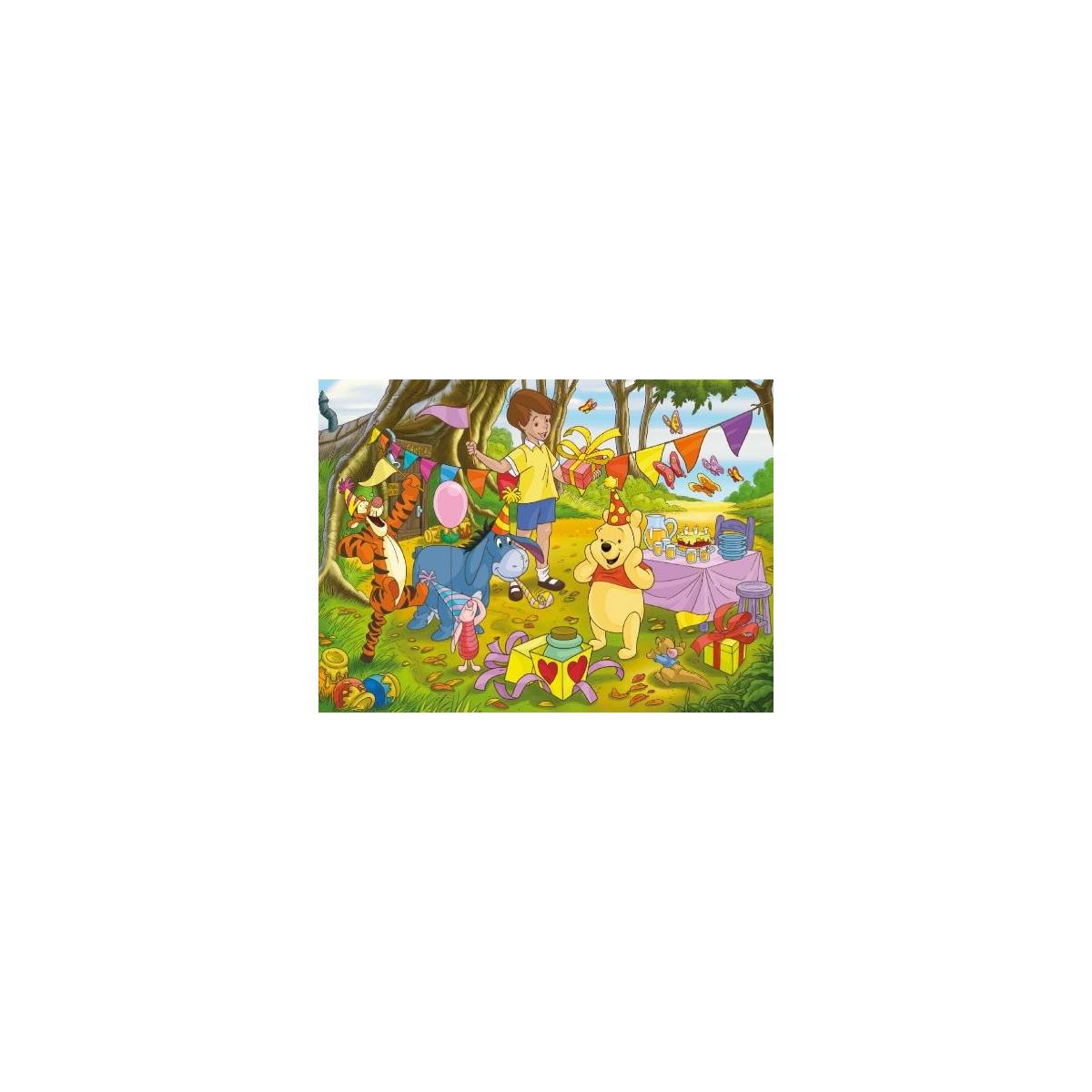 Clementoni - Puzzle 100 pièces - Winnie l'ourson - Happy Birthday