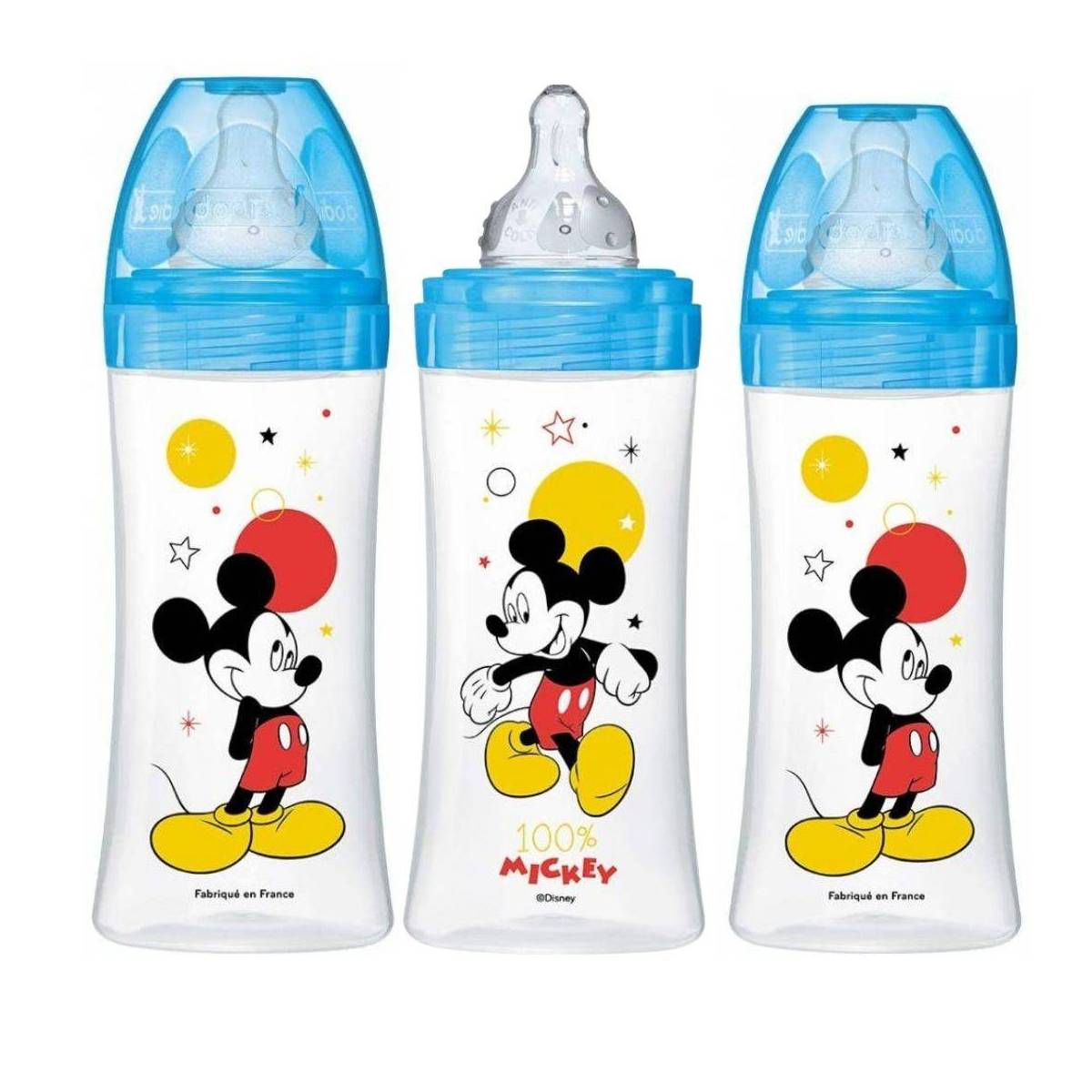 Dodie PP Anti-Colic Bottle 330ml Mickey Mouse Blue