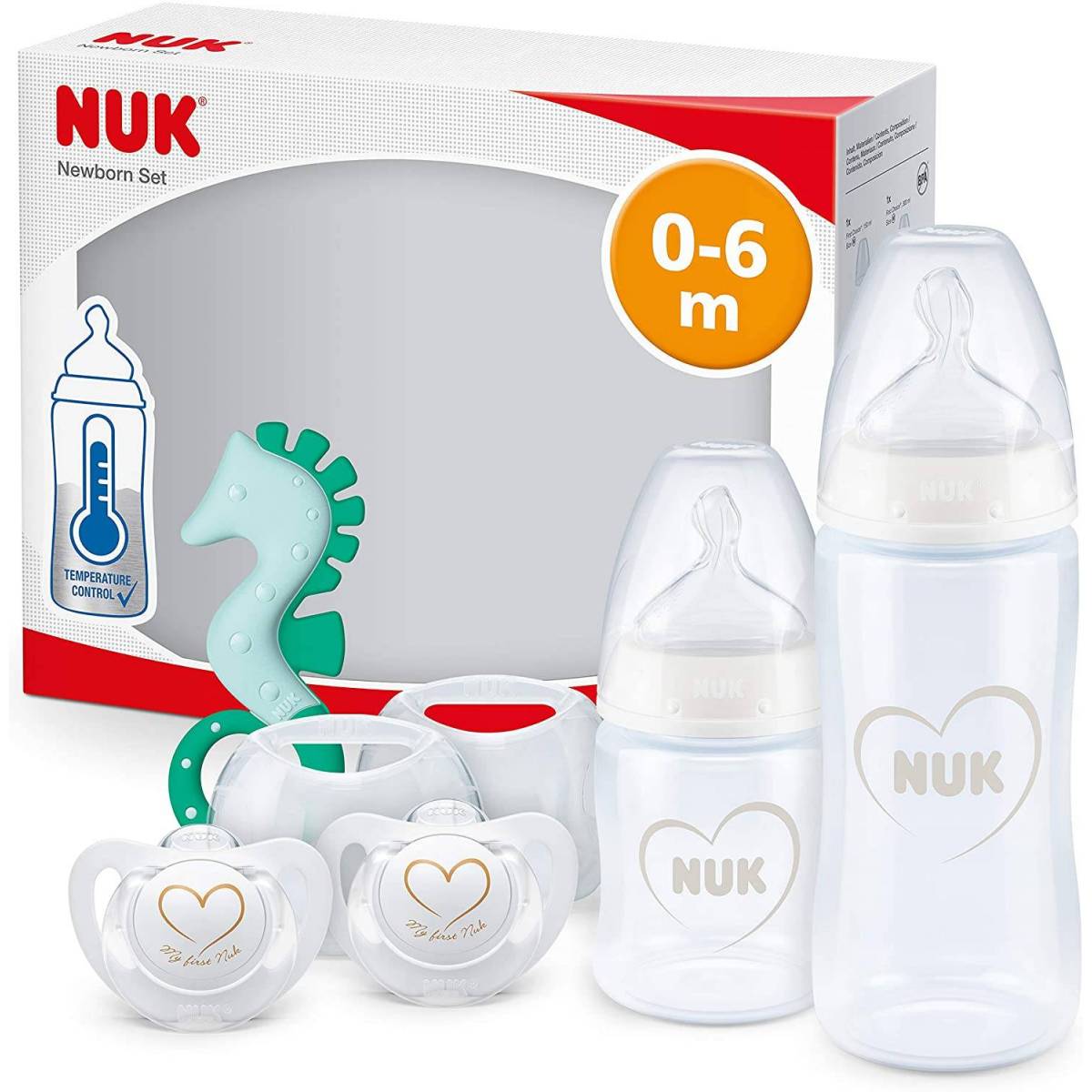 NUK First Choice & biberon - 0-6 mesi - 300 ml -…