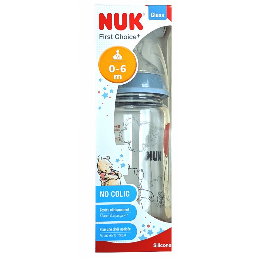 Nuk First Choice Biberon In Vetro 240 ml 0 6