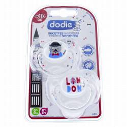 DODIE Duo sucettes +18 mois nuit anatomiques Minnie silicone REF