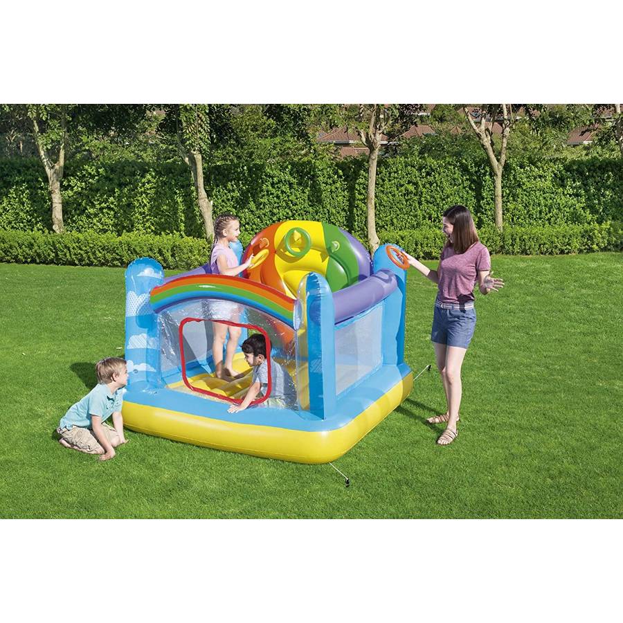 Bricoland - Parc trampoline gonflable pour enfant 152 x 107cm - Bestway