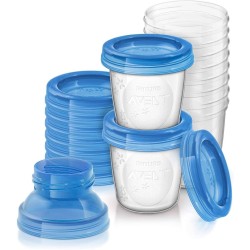 Philips AVENT - 10 pots de conservation pour lait maternel