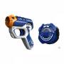 Lazer MAD Pistolet Laser + Cible de jeu interactif Black Ops