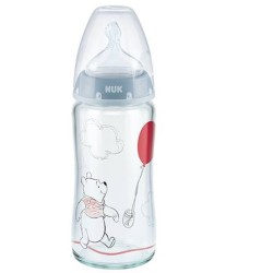 Glazen flesje Nuk No Colic Winnie 240ml First Choice + 0 - 6 maanden