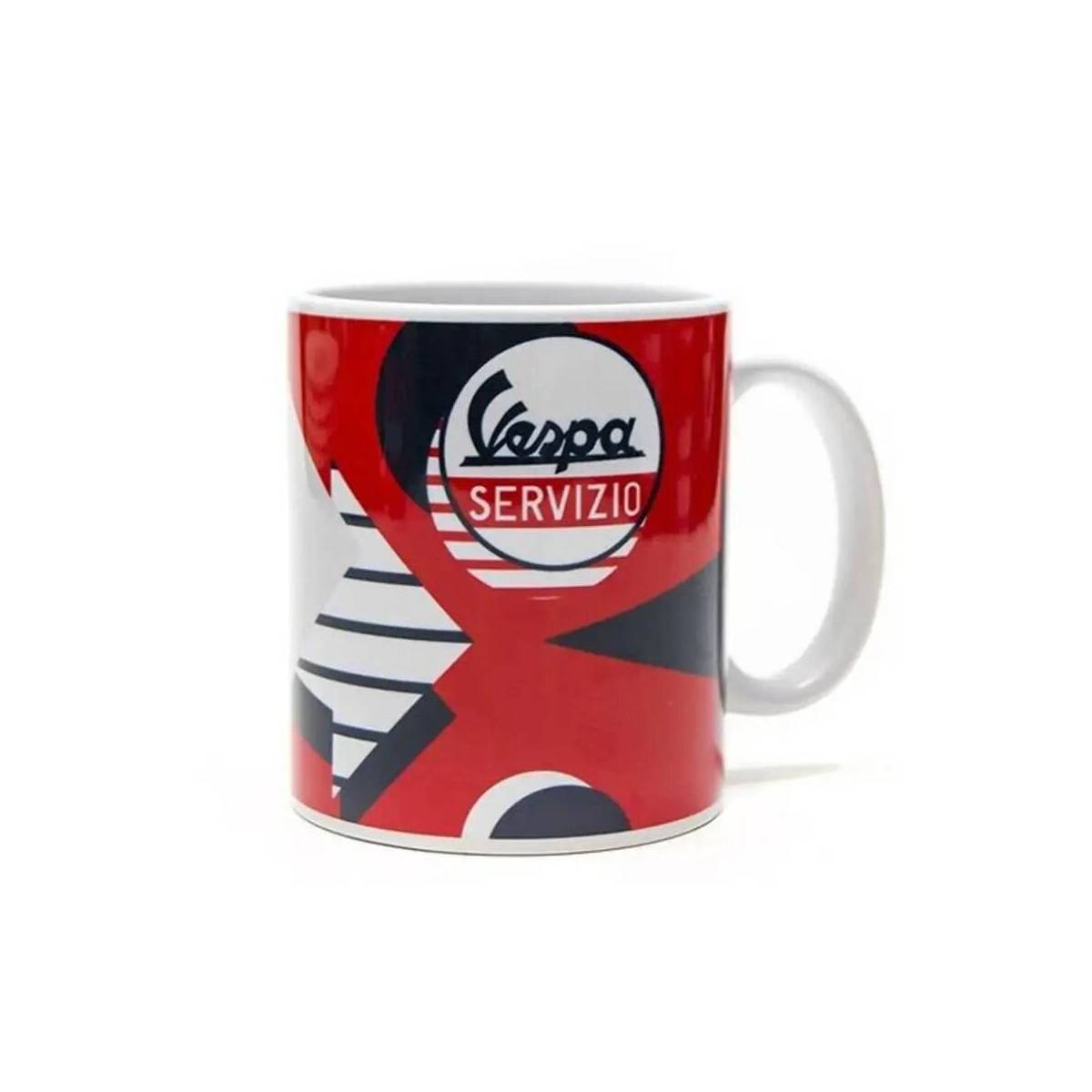 Tazza Vespa Servizio ceramica 33 ml Freccia rossa