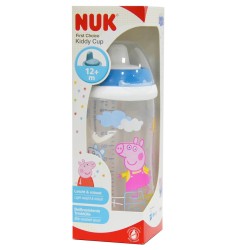 Peppa Pig fles 300 ml Nuk Kiddy Cup Eerste keuze 12m +