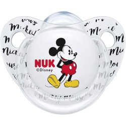 2 Sucettes NUK Mickey Mouse Trendline 6-18 mois