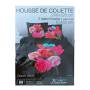 Housse de couette Fleurs & Perroquet Perropink 240 x 220 cm noire