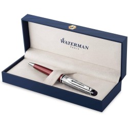 Waterman Expert Deluxe rode intrekbare balpen