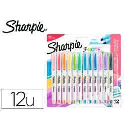 Set van 12 creatieve markeringen met Sharpie S.NOTE 2in1 tip