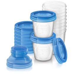 Philips AVENT - 10 pots de conservation pour lait maternel