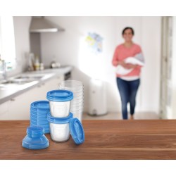 Philips AVENT - 10 pots de conservation pour lait maternel