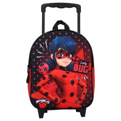 Sac à Dos à Roulettes Miraculous Ladybug Rouge Friends Around Town 3D