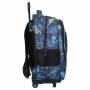 Sac à dos à roulettes dinosaures Skooter Dinogames 57cm bleu