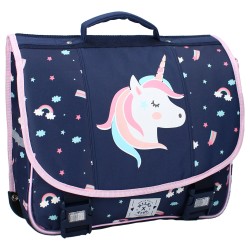 Cartable Licorne Milky Kiss "Born To Be Unicorn" 38cm