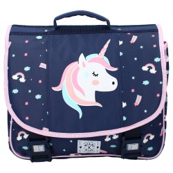 Cartable Licorne Milky Kiss "Born To Be Unicorn" 38cm