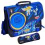 Pack Cartable Sonic 38 cm + Trousse